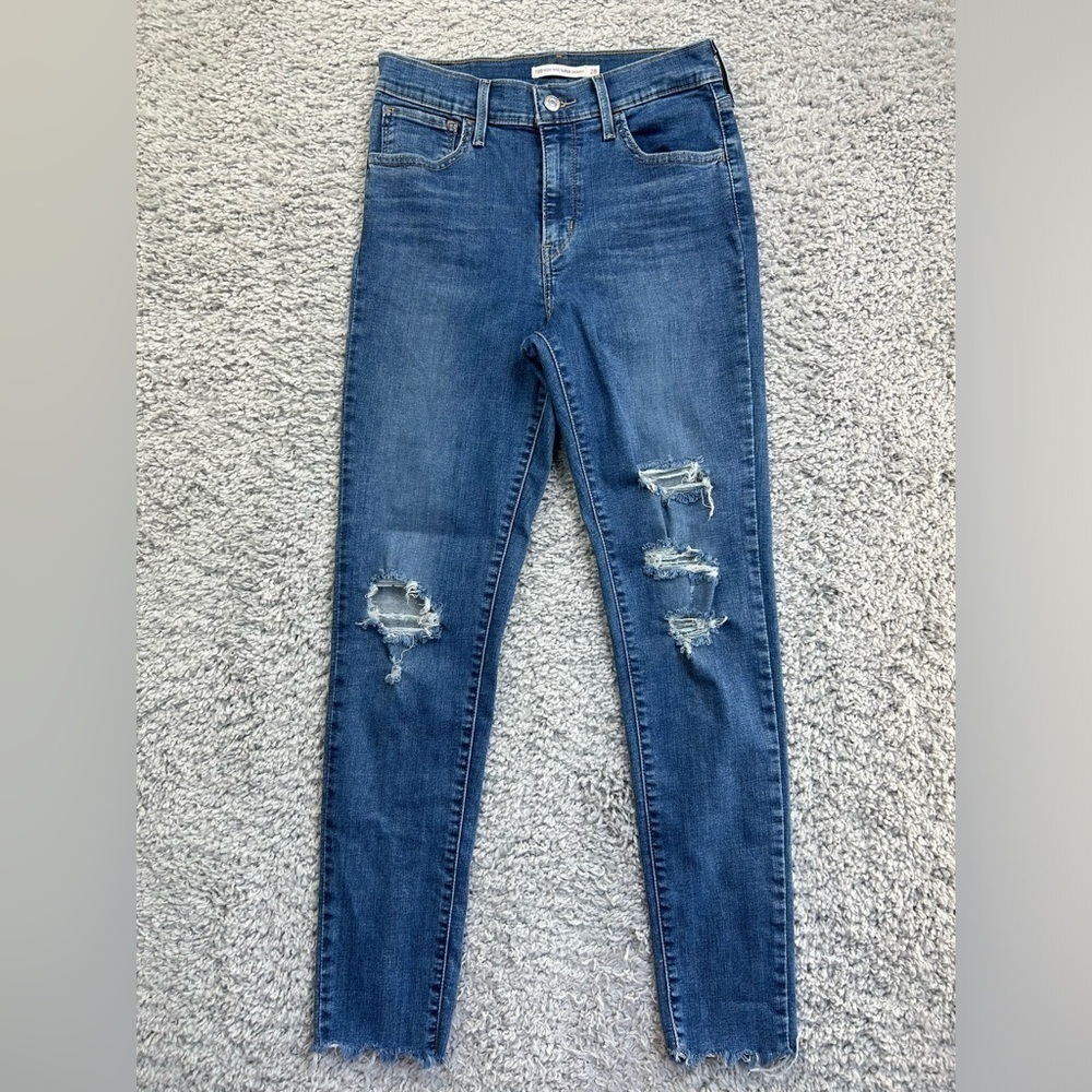 Levi's Jeans Womens 6 High Rise Skinny Regular Wash Casual Classic Basic Denim
